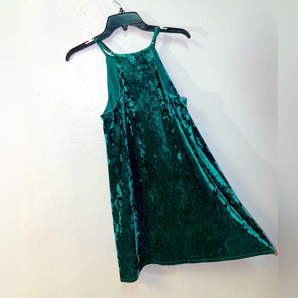 New Emerald Velvet dress